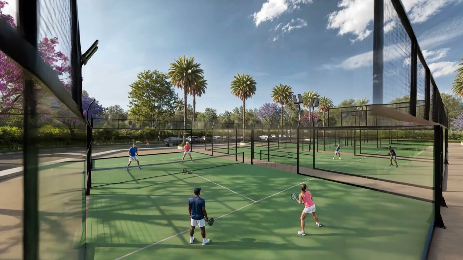 The NOMAD padel courts