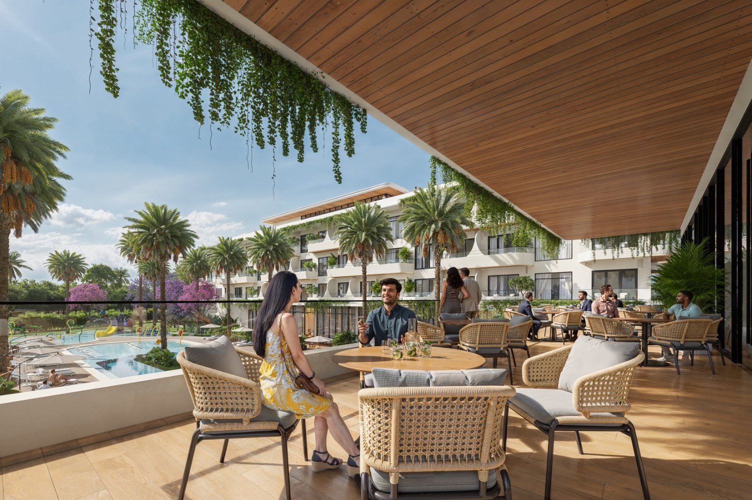 The NOMAD rooftop terrace, part of the residence and its income